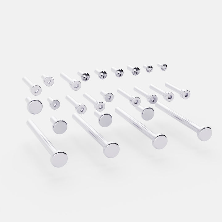 All-in-one screw kit with Allen keys for assembling your e-bike battery, including weldless contact screws and casing fasteners.